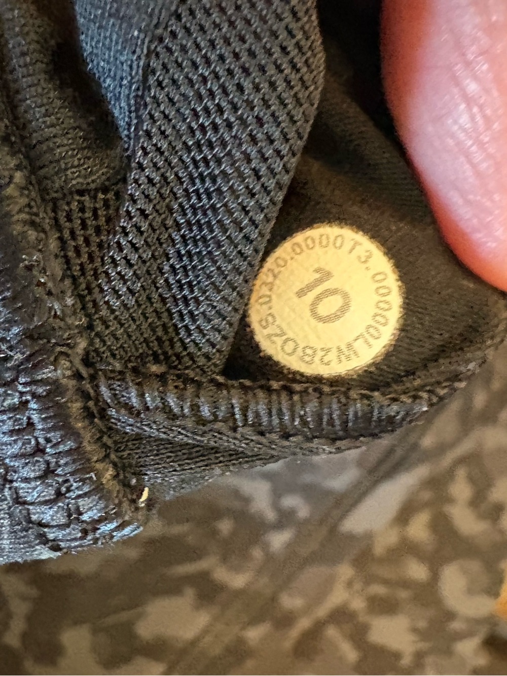 Lululemon Energy Longline Bra Women 10 Leopard Camo Deep Coal Multi Strappy - Picture 9 of 10